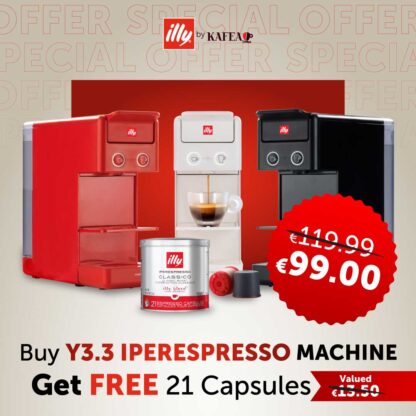 Special Offer: Y3.3 ILLY IPERESPRESSO + 21 Free Capsules