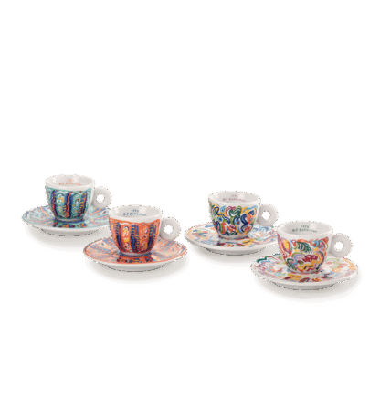 Set of 4 espresso cups - Image 6