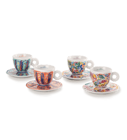 Set of 4 cappuccino cups - Image 6