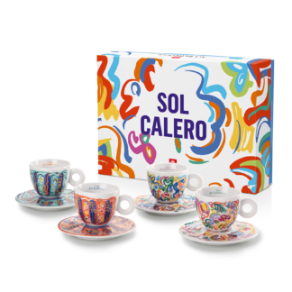 Set of 4 cappuccino cups