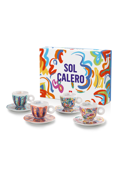 Set of 4 cappuccino cups
